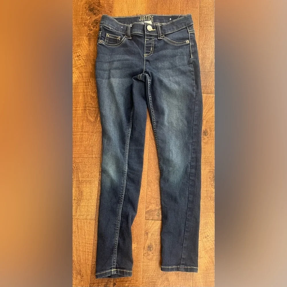Justice girls bundle of jeggings & jeans 4 pairs sz 12